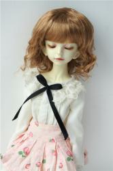 Lady Short Curly BJD Doll Wigs Synthetic Mohair JD260