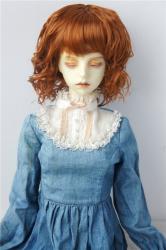 Lady Short Curly BJD Doll Wigs Synthetic Mohair JD260