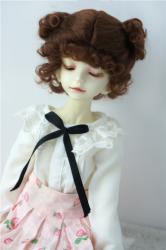 Lovely Short Double Braid BJD Doll Wigs Mohair JD269