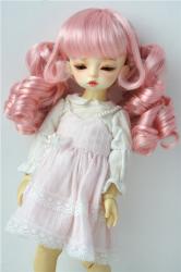 Lovely Two Braids Synthetic Mohair Doll Wigs JD308B