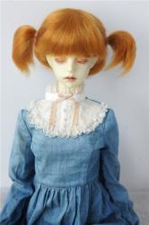 Lovely Twin Tail Mohair Doll Wigs JD203