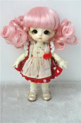 Lovely Two Braids Synthetic Mohair Doll Wigs JD275