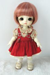 Lovely Short Cut Doll Wigs Synthetic Mohair JD256