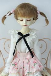 Lovely Twin Tail Mohair BJD Doll Wigs JD540