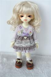 Lady Short Curly BJD Doll Wigs Synthetic Mohair JD260