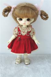 Lovely Twin Tail  BJD Mohair Wigs JD646