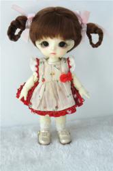 Lovely Twin Tail  BJD Mohair Wigs JD646