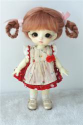 Lovely Twin Tail  BJD Mohair Wigs JD646