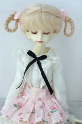 Lovely Twin Tail  BJD Mohair Wigs JD646