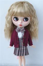 Newest Short curly BJD Synthetic Mohair Doll Wig  JD633