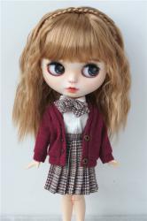 Newest Short curly BJD Synthetic Mohair Doll Wig  JD633