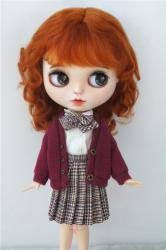 Pretty Short Curly Mohair Doll Wigs D20313
