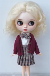 Lovely Curly BJD Long Mohair Doll Wig JD039