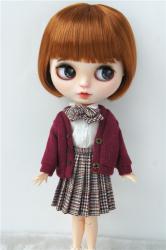 Lovely Short Cut Doll Wigs Synthetic Mohair JD256