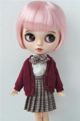 Lovely Short Cut Doll Wigs Synthetic Mohair JD256