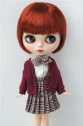 Lovely Short Cut Doll Wigs Synthetic Mohair JD256