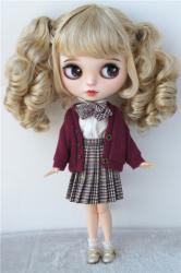 Lovely Two Braids Synthetic Mohair Doll Wigs JD308B