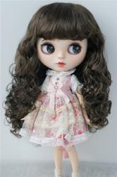 Long Curly Synthetic Mohair BJD Doll Wig JD311