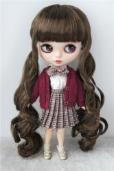 Lovely Curly Braids  Synthetic Mohair Doll Wigs JD337