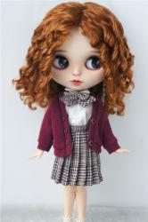 Fashion Curly BJD Synthetic Mohair Doll Wig JD001