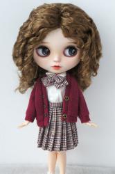 Fashion Curly BJD Synthetic Mohair Doll Wig JD001
