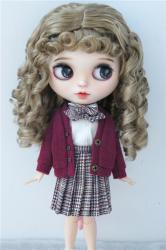 Long Curly BJD Synthetic Mohair Wig JD031