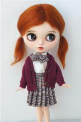 Pretty Two Braids BJD Mohair Doll Wigs JD060
