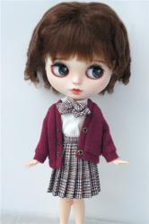 Long Soft Wave BJD Mohair Doll Wigs JD178