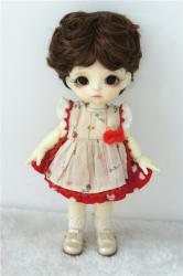 Fashion Short Cuurly Mohair BJD Doll Wigs JD648