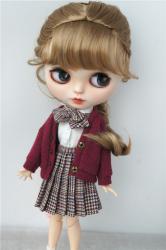 Pretty lady braid BJD doll wigs synthetic mohair JD413