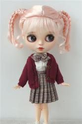 Lovely BJD Braids Synthetic Mohair Doll Wigs JD617