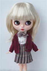Lovely Short Curly BJD Synthetic Mohair Doll Wig JD045