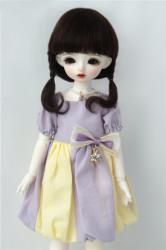 Fashionable Short Braid BJD Mohair Doll Wigs JD143