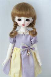 Fashionable Short Braid BJD Mohair Doll Wigs JD143
