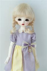 Fashionable Short Braid BJD Mohair Doll Wigs JD143