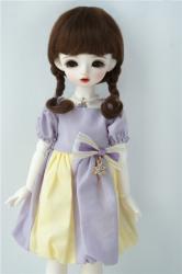 Fashionable Short Braid BJD Mohair Doll Wigs JD143