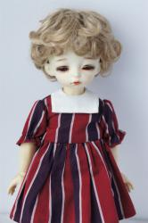Fashion Short Curly BJD Synthetic Mohair Wigs JD458