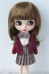Lovely Short Curly BJD Synthetic Mohair Doll Wig JD045