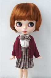 Full Bangs Short Wave BJD Synthetic Mohair Doll Wigs JD190