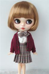 Full Bangs Short Wave BJD Synthetic Mohair Doll Wigs JD190