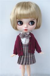 Full Bangs Short Wave BJD Synthetic Mohair Doll Wigs JD190