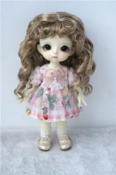 Long Curly Synthetic Mohair BJD Doll Wigs JD276