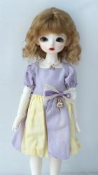 Newest Short Curly  BJD Mohair Doll Wig JD693
