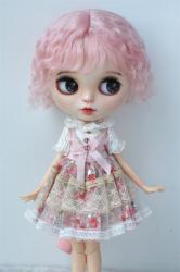 Newest Short Curly  BJD Mohair Doll Wig JD693