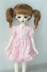 Pretty Two Pony Curly BJD Mohair Doll Wig JD613