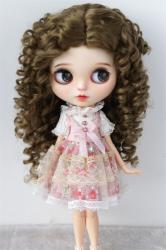 JD139 10-11inch 26-28CM Combed Mohair Blythes Wig 18" OG Doll Hair