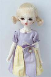 Lovely Two Braids BJD Mohair Doll Wigs JD142