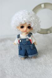 Newly Short Curly BJD Synthetic Mohair Wigs JD713