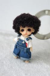 Newly Short Curly BJD Synthetic Mohair Wigs JD713