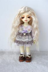 Pretty Curly BJD Synthetic Mohair Doll Wigs JD706